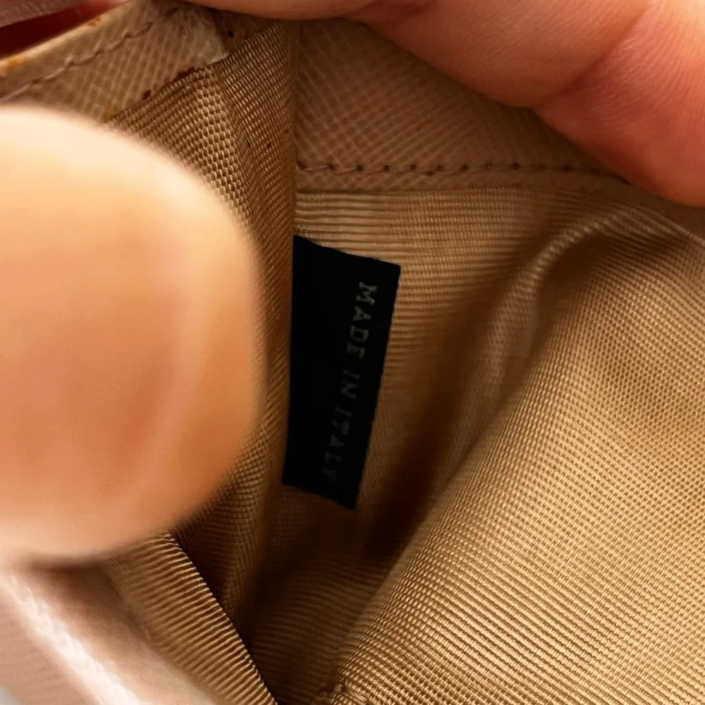 Authentic Prada Beige Leather Long Wallet - Picture 13 of 14